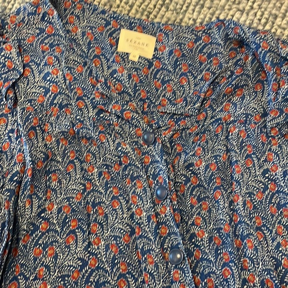 Sezane blue ‘Paloma’ blouse - Picture 5 of 7